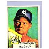 Donald Trump 1952 Topps style baseball c