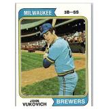 1974 TOPPS #349 JOHN VUKOVICH