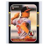 ROOKIE CARD 1987 DONRUSS CHUCK FINLEY