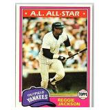 1981 TOPPS HOF REGGIE JACKSON CARD