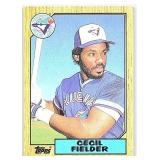 2ND YR CARD 1987 TOPPS CECIL FIELDER