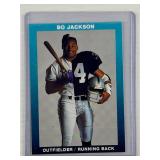 Bo Jackson baseball/football promo card
