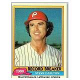 1981 TOPPS HOF STEVE CARLTON CARD