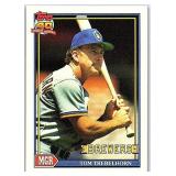 1991 Topps #459 Tom Trebelhorn MGR