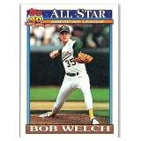 1991 Topps #394 Bob Welch