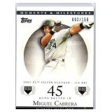 RARE CARD MILESTONES MIGUEL CABRERA #2 O