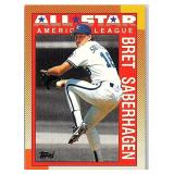 1990 Topps #393 Bret Saberhagen