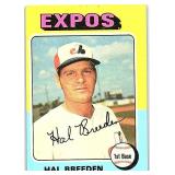 1975 Topps #341 Hal Breeden