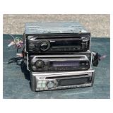 Lot (3) Vehicle CD Players