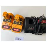 RYOBI battery Lot