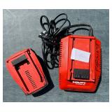 HILTI BATTERY AND CHARGER