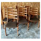 Lot, (6) Set of Vintage Wooden Table chairs