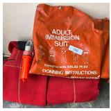Adult Immersion Suit w/ Emergency Lamp