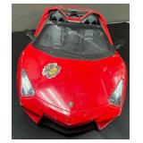 Lamborghini die cast with windshield scratches