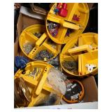Lot of Bucket Stackers (4) with Nuts and Bolts