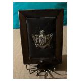 Rare Mid-Century Leather Antique Tie Storage