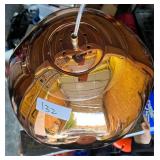 Vintage Mid Century Modern Chrome Ball Lamp Orb