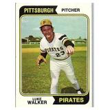 1974 topps #612 Luke Walker