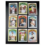 Lot, (9) 2021 topps heritage cards