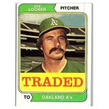 1974 Topps #62T Bob Locker - TRADED