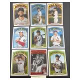 Lot, (9) 2021 topps heritage cards