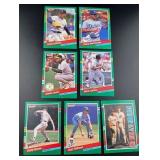 Lot (7)1991 DONRUSS BASEBALL CARDS