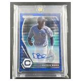 Darren Baker 2021 Panini Blue Prizm Auto 5/5