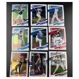 Lot (9) 2020-21 Donruss Optic Basketball/Baseball
