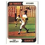 1974 topps #455 Tom Bradley