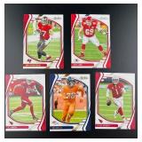 Lot, (5) 2021 absolute rookie cards