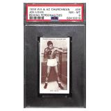 1938 JOE LOUIS Churchmans Boxing  PSA 8