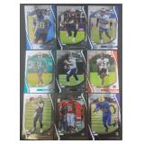 Lot, (9) 2021 absolute rookie cards
