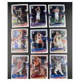 Lot (9) 2020-21 Panini Donruss Optic Basketball