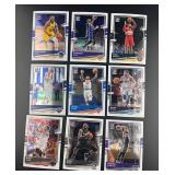 Lot (9) 2020-21 Panini Donruss Optic Basketball
