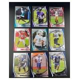 Lot, (9) 2021 absolute rookie cards