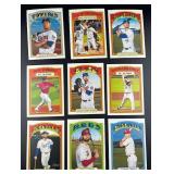 Lot, (9) 2021 topps heritage cards