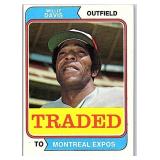 1974 Topps TRADED Willie Davis #165T