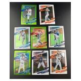 Lot (8) 2020-21 Panini Donruss Optic Baseball