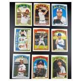 Lot, (9) 2021 topps heritage cards