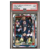 2022-23 LIONEL MESSI TOPPS MERLIN UEFA PSA 9