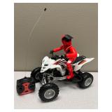 Vintage Red Yamaha Raptor 700R RC ATV with Remote
