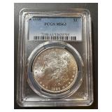 1889 Morgan Silver Dollar PCGS Ms63