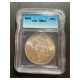 1879 Morgan Silver Dollar ICG Ms61