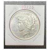 1923-D Silver Peace Dollar
