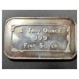 1 oz .999 Silver Bar International Design