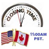 USA /CANADA - AUCTION CLOSING TIME 04/11 - 11:00AM