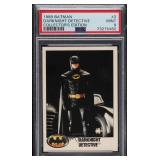 1989 Batman Topps Dark night Detective #2 PSA 9