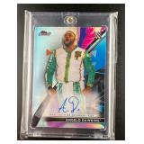 2001 TOPPS WWE FINEST AUTO Angelo Dawkins