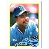 1989 Topps #25 Frank White