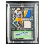 2021 PANINI OBSIDIAN ROOKIE AUTO Josh Palmer 38/50